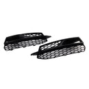 Front Lower Fog Light Cover Grille Grill Fit AUDI A3 S3 S-Line 2013-2016
