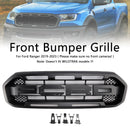 Raptor Style Front Bumper Grille Grill Fit Ford Ranger 2019-2023 Black