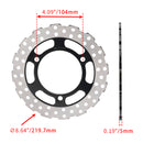 Rear Solid Brake Disc Rotor For Kawasaki Ninja 250 R EX250 2008 - 2012