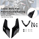 Lower Belly Pan Panels Guard Fairing For Street Triple 765 R/RS 2020-2022 Black
