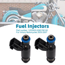 2PC Fuel Injectors 1253405 0280156140 For Victory Motorcycles 2003-2007