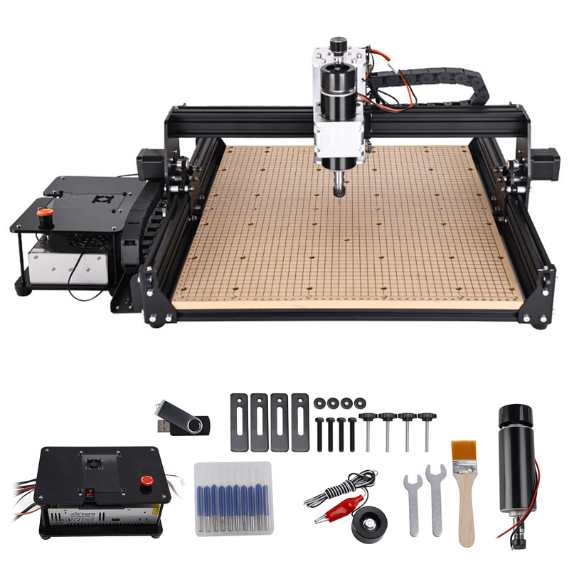 CNC Wood Router Machine 4050 Metal Engraving Machine With 500w Spindle