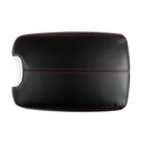 Leather Center Console Armrest Lid Cover Black For Honda Accord 2008-2012