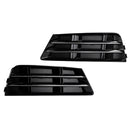 2PCS Front Fog Light Grille Lower Bumper Grill Fit AUDI A4 B9 2016-2018