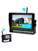 7" Wireless AHD 1080P Display 1CH Rear View Backup Camera Kit for Truck Trailer