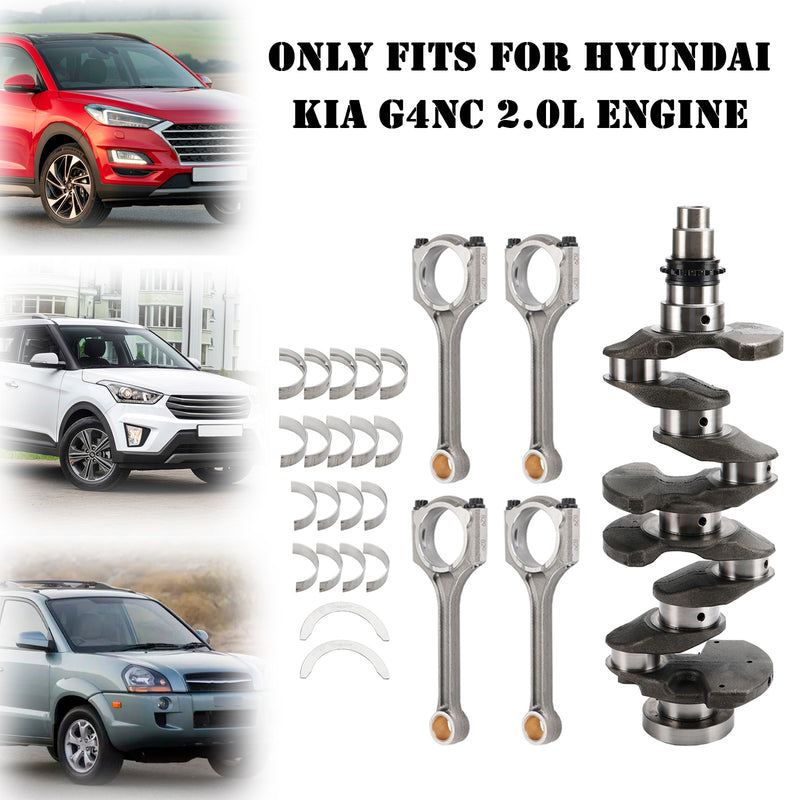 2014 Hyundai Sonata (YF) G4NC 2.0L Engine Crankshaft Conrod Main & Rod Bearing Kit