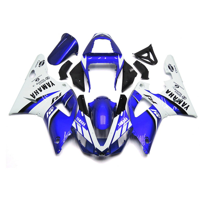 Amotopart Yamaha YZF 1000 R1 2000-2001 Fairing Kit Bodywork Plastic ABS