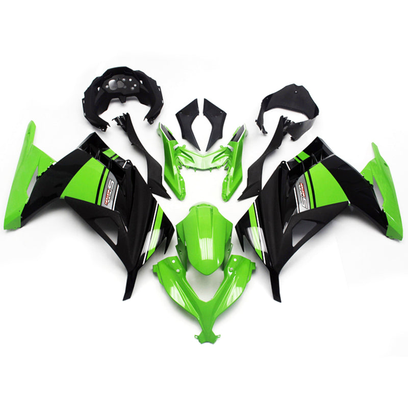 Amotopart Kawasaki EX300/Ninja300 2013-2017 Fairing Kit Bodywork Plastic ABS