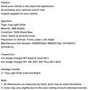 2PCS Fog Light Cover 68092570AA Fit Dodge Charger 2011-2014 68092571AA