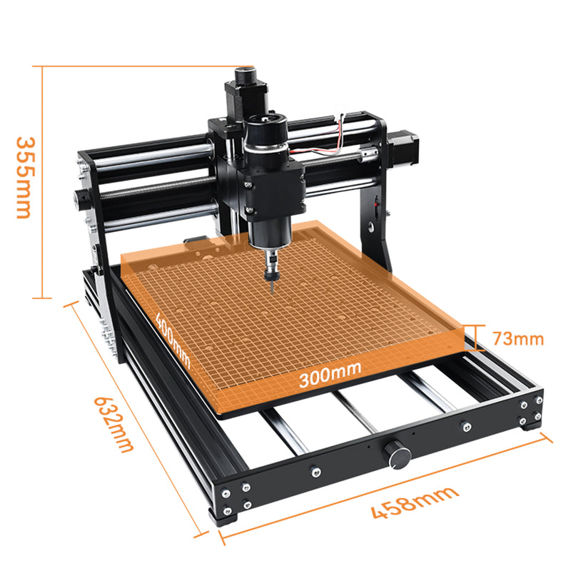 CNC 4030 PRO 500W Spindle Milling Machine Cutter Engraving Carved Metal Wood