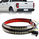 Car Truck LED TailLight Strip Turn Signal Lamp Flowing Dynamic Three row 1.2 meters or 1.5 meters