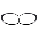Left+Right Rear Taillight Lamp Trim Ring For Fiat 500L 2014-2020 Black