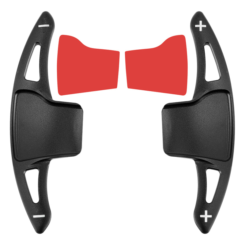 Steering Wheel Paddle Shifter Extension For Ford Explorer 13-19 Aluminium Black