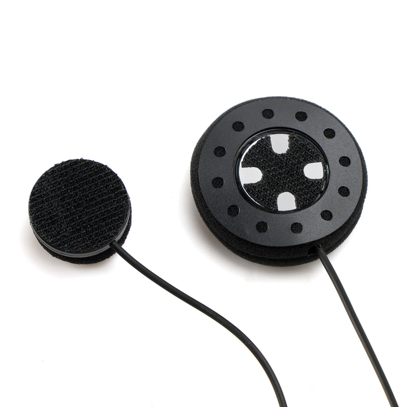 Universal Speaker Player Helmet Bluetooth Earphone Headset Black For Motorcycle