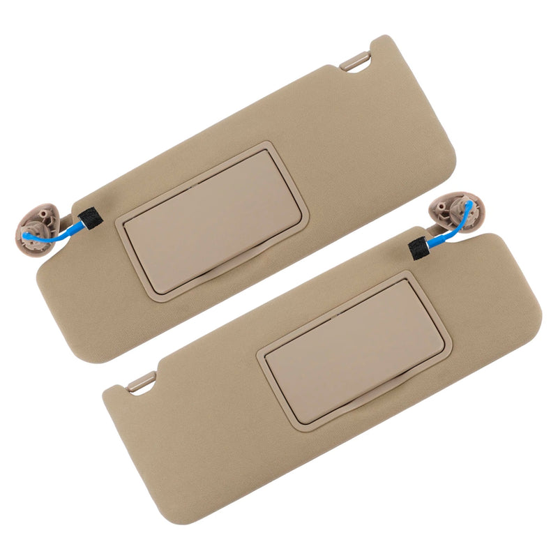 2PCS Gray Sun Visor Left & Right 83280-TG7-A12ZA  For Honda Pilot 2016-2022