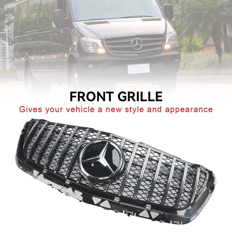 Mercedes Benz Sprinter W906 2014-2018 Chrome Front Bumper Grill Grille