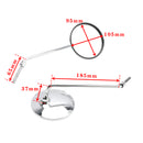 REAR VIEW MIRRORS CHROME MIRROR ROUND 8MM Fits HONDA PASSPORT C50 C70 C90