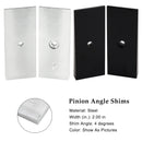 2PCS 2" Wide 4°Degree Steel Leaf Spring Degree Shims