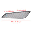 Carbon Fiber Style Fender Side Air Vent Trims For BMW 5 Series G30 2017+