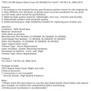 2PCS LH+RH Engine Valve Cover 9L1Z6582D For Ford F-150 V8 5.4L 2004-2010