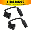 1996-2003 BMW 5 E39 525i 528i 530i 540i M5 2pcs Windshield Washer Nozzles Spray Jet 61668361039