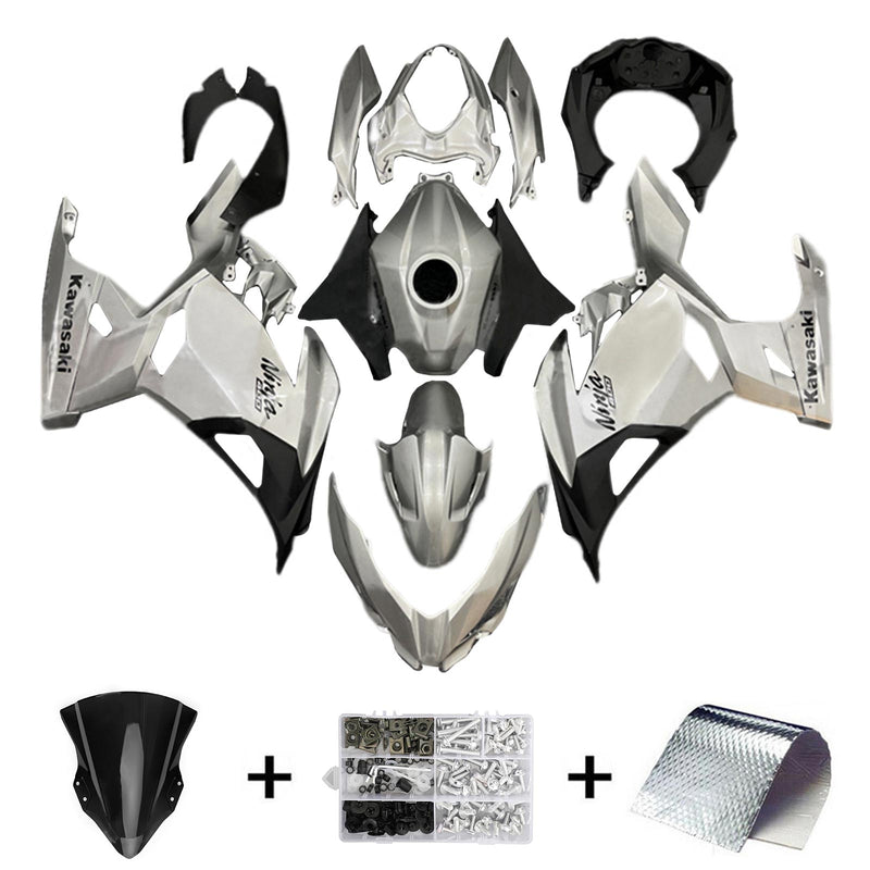 Amotopart Kawasaki EX400 Ninja400 2018-2023 Fairing Kit Bodywork Plastic ABS