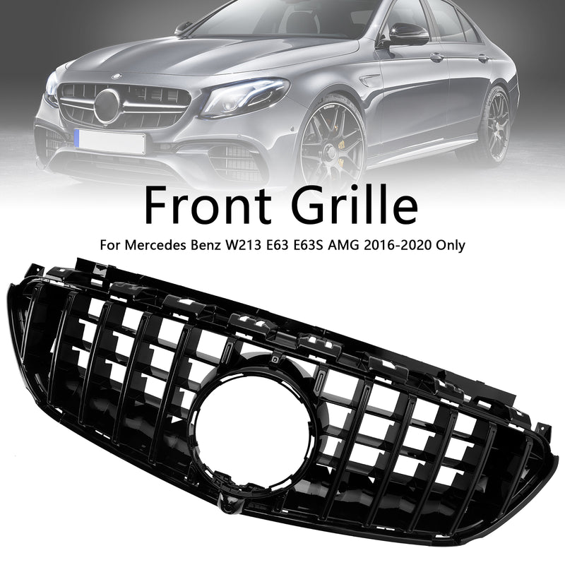 Front Bumper Grille Grill Fit Mercedes Benz W213 E63 E63S AMG 2016-2020 Only