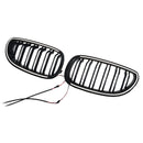 2004-2009 For BMW 5 Series Touring E61 520d 525d 530d 535d2PCS Glossy Black Front Sport Kidney Grille