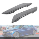 Carbon Fiber Style Fender Side Air Vent Trims For BMW 5 Series G30 2017+