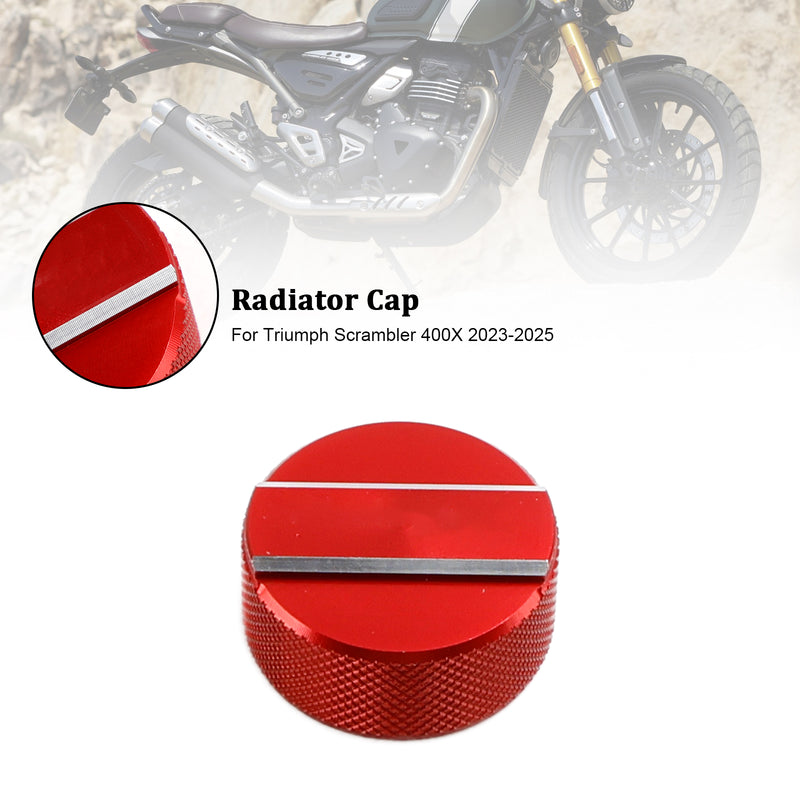 Radiator Cover coolant Cap Lid For Scrambler 400X 2023 2024 2025