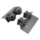 Rolling Library Sliding Ladder Hardware Kit with Brake 3.3FT Round Tube