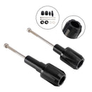 Crash Bobbin Protector Slider Aluminum Black For Kawasaki Ninja 650 2017-2023