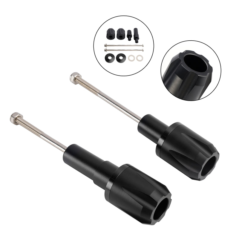 Crash Bobbin Protector Slider Aluminum Black For Kawasaki Ninja 650 2017-2023