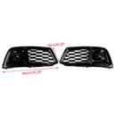 2018-2022 Fit Audi Q5 2PCS Front Bumper Cover Grill Grille Bezel Insert W/ACC