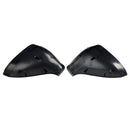 Side Mirror Covers Rearview Housing Matte Black for Peugeot 207 Hatchback