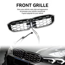 BMW 3 Series G20 G28 2023-2024 Diamond Black Silver Front Kidney Grille Mesh