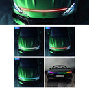 Car Hood LED Daytime Running Light Strip Flexible Dynamic Scan Start Up