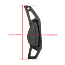 Steering Wheel Paddle Shifter Extension For Smart Aluminium Black