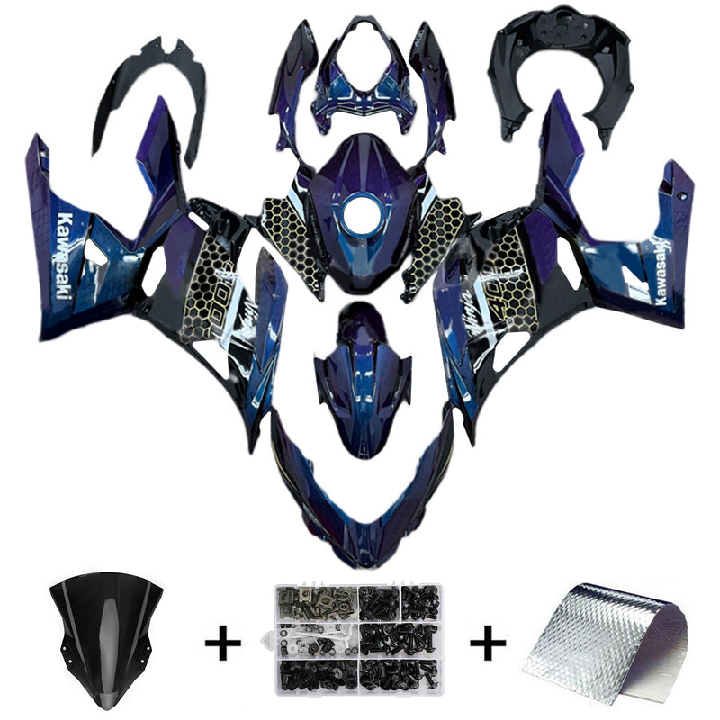 Amotopart Kawasaki EX400 Ninja400 2018-2023 Fairing Kit Bodywork Plastic ABS