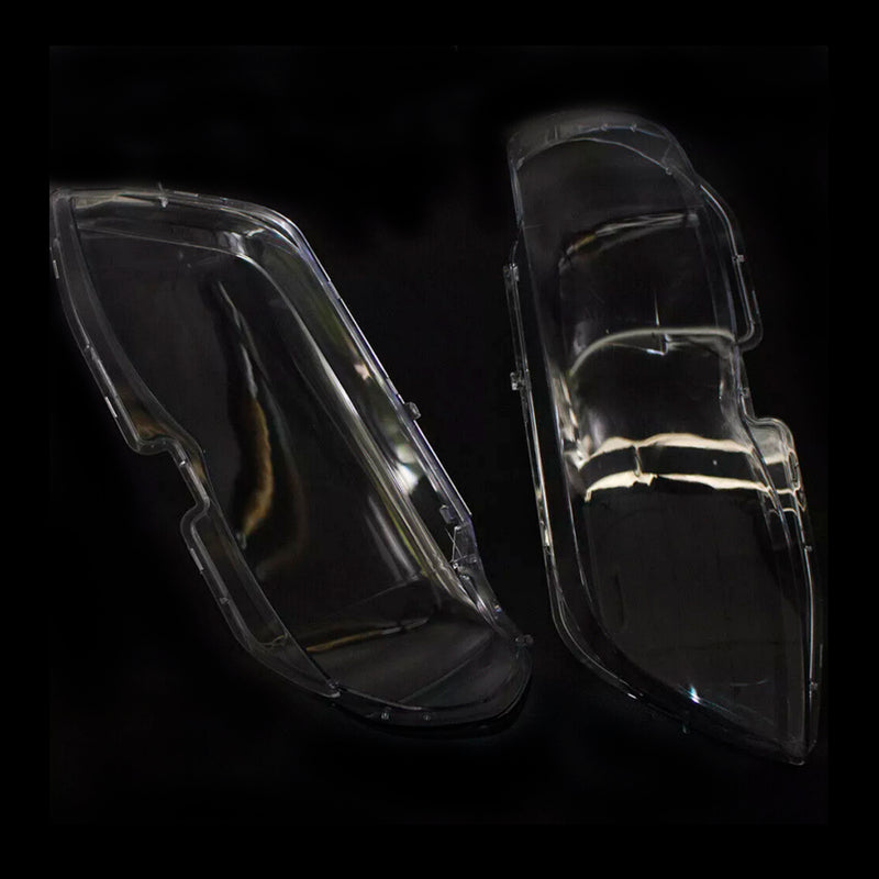 2PCS Front Headlight Glass Clear Cover For BMW X5 E53 2004-2006