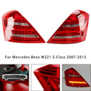 Left+Right LED Tail Light Lamp 2218201364 464 For Mercedes Benz W221 S-Class
