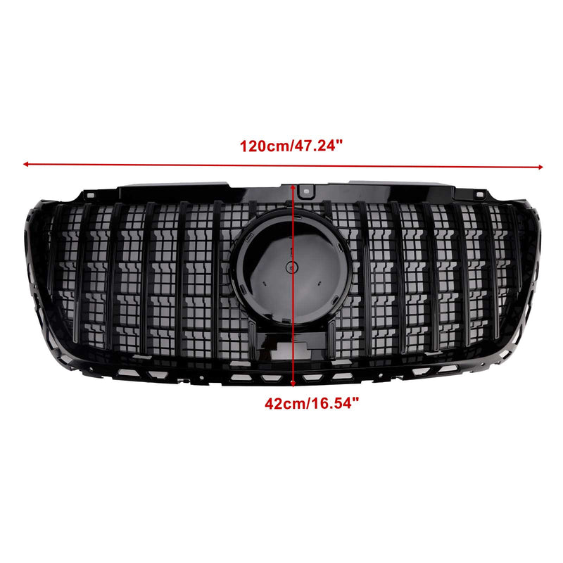 GTR-Style Front Bumper Grill Grille Fit Mercedes Sprinter W907 W910 2018-2023