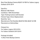 Rear View Backup Camera 86267-AJ10B For Subaru Legacy Outback 2010-2014