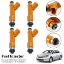 4PCS Fuel Injector 23209-0H050 Fit Toyota Camry 2.4L 2003-2011 23209-28060