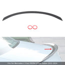 Carbon Fiber Look Boot Rear Spoiler Wing For Mercedes Benz W206 C63 Style  2022-2024
