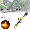 12V LED Turn Signal Indicator Light 8mm Universal Motorcycle For Honda
