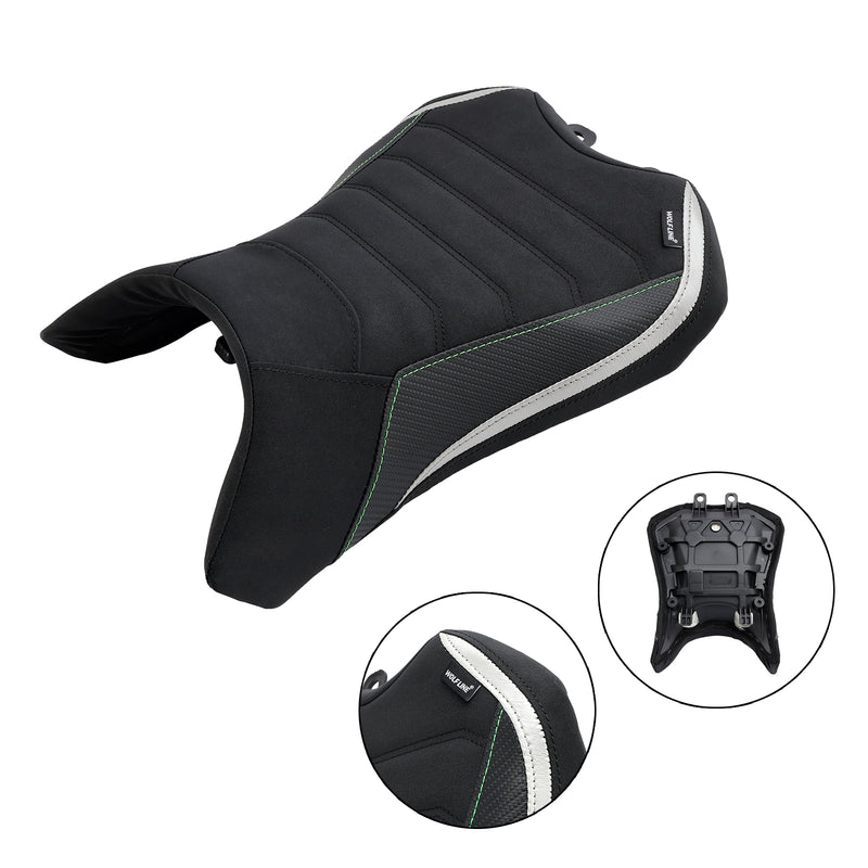 Front Driver Raider Seat Pillion Saddle Fits For KAWASAKI Ninja 1000SX 22-23 Green