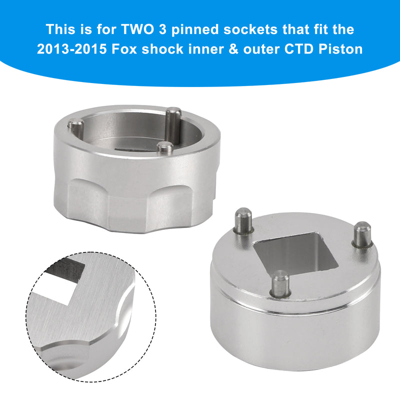 3 pin CTD piston set- Inner & Outer Sockets 398-00-348 & 398-00-504 For Fox