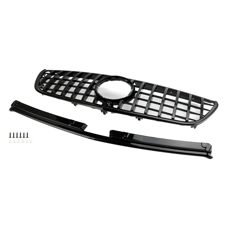 Mercedes Vito W447 2015-2019 GT Stlye Gloss Black Front Bumper Grill Grille