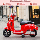 Dual Electric 6V Ride On Motorcycle Toy Car For Kid 3 Wheeler Toy Car Red